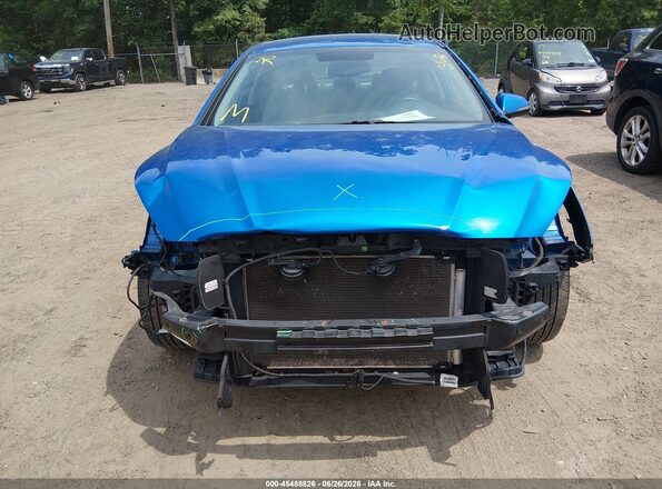 5NPE34AF7JH597496 2018 HYUNDAI SONATA Blue Вид щитка приладів