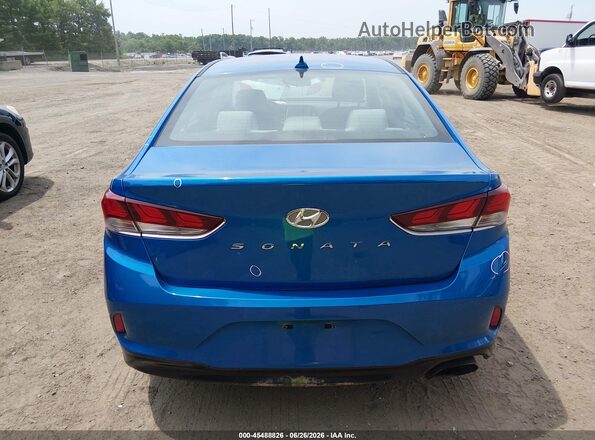 5NPE34AF7JH597496 2018 HYUNDAI SONATA Blue 