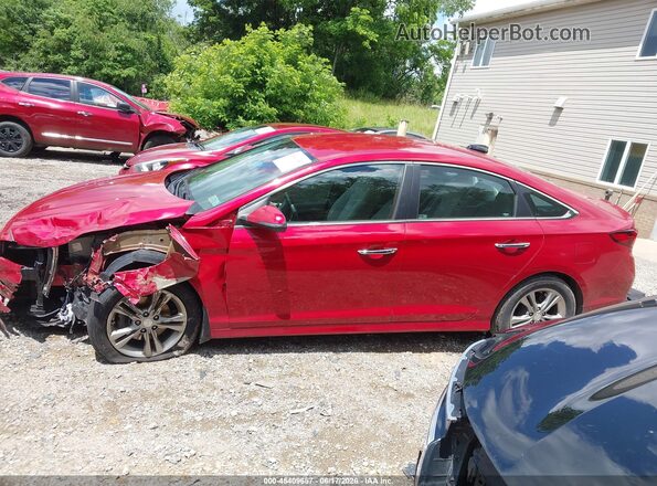 5NPE34AF7JH634515 2018 HYUNDAI SONATA Red 360 interior view