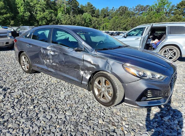 5NPE34AF7JH644638 2018 HYUNDAI SONATA Gray Передня права чверть