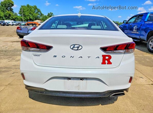 5NPE34AF7JH646809 2018 HYUNDAI SONATA White 