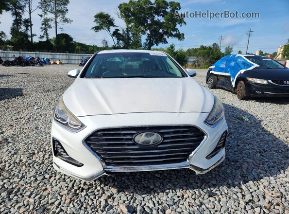 5NPE34AF7JH647491 2018 HYUNDAI SONATA White Вид спереду