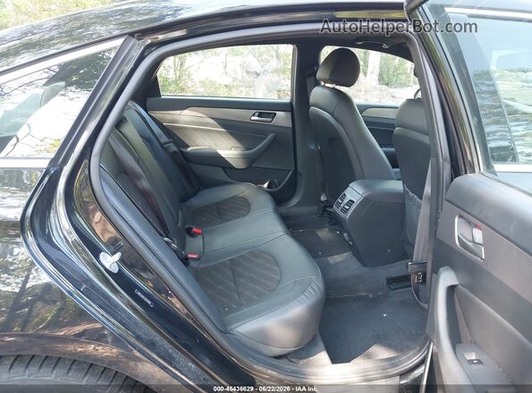 5NPE34AF7JH704966 2018 HYUNDAI SONATA Black VIN sticker view