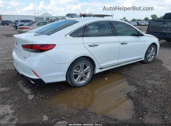 5NPE34AF7KH743879 2019 HYUNDAI SONATA Белый Задняя правая четверть