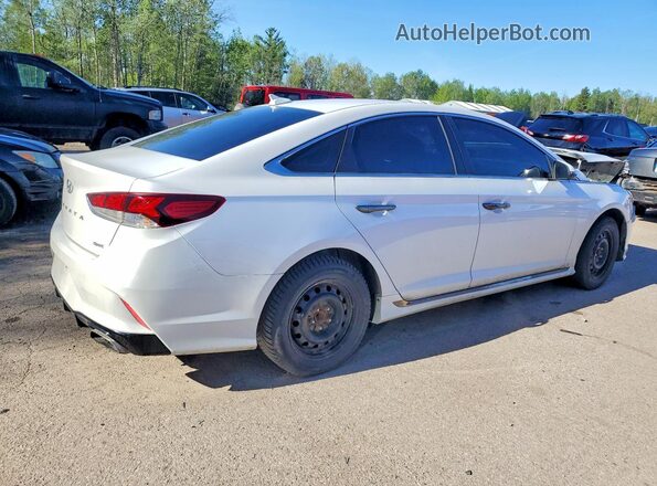 5NPE34AF7KH803921 2019 HYUNDAI SONATA White Rear right