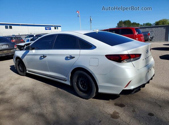 5NPE34AF7KH803921 2019 HYUNDAI SONATA White Rear left