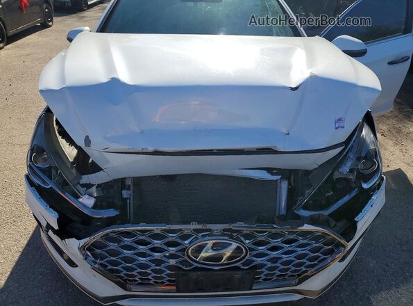 5NPE34AF7KH803921 2019 HYUNDAI SONATA White Rear interior view