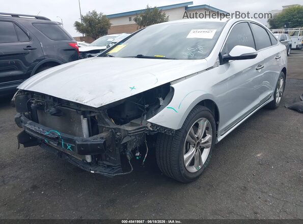 5NPE34AF7KH809542 2019 HYUNDAI SONATA Silver Передня ліва чверть
