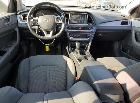 5NPE34AF7KH821819 2019 HYUNDAI SONATA Gray წინა პანელის ხედი
