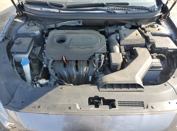 5NPE34AF7KH821819 2019 HYUNDAI SONATA Gray უკანა სალონის ხედი