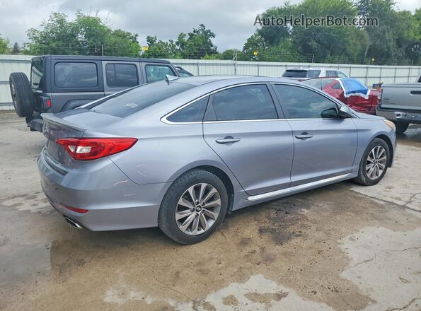 5NPE34AF8GH291786 2016 HYUNDAI SONATA Silver უკანა მარჯვენა