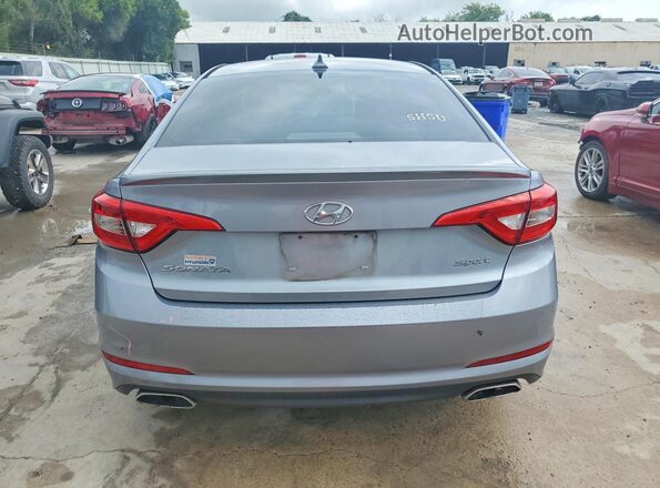 5NPE34AF8GH291786 2016 HYUNDAI SONATA Silver უკანა ხედი