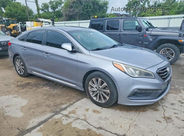 5NPE34AF8GH291786 2016 HYUNDAI SONATA Silver წინა მარჯვენა