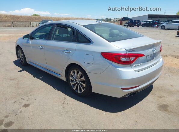 5NPE34AF8GH413305 2016 HYUNDAI SONATA Silver Задня ліва чверть