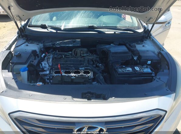 5NPE34AF8GH413305 2016 HYUNDAI SONATA Silver Вид ззаду