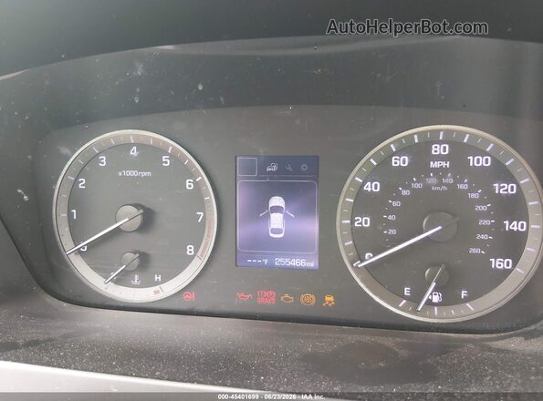 5NPE34AF8GH413644 2016 HYUNDAI SONATA White უკანა სავარძლების ხედი