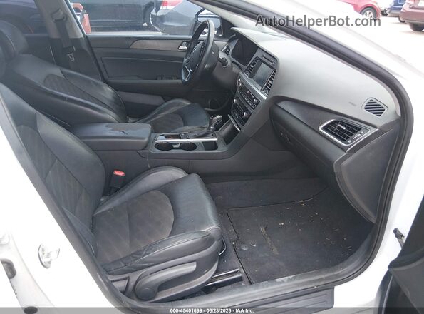 5NPE34AF8GH413644 2016 HYUNDAI SONATA White წინა სალონის ხედი