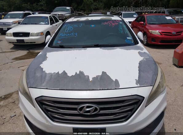 5NPE34AF8GH413644 2016 HYUNDAI SONATA White ხელსაწყოთა პანელის ხედი