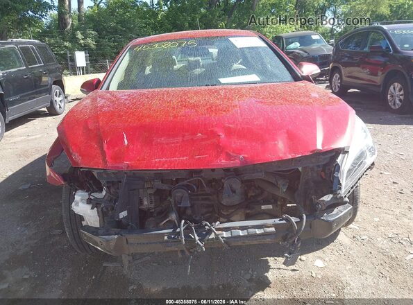 5NPE34AF8HH450226 2017 HYUNDAI SONATA Красный Вид задней части салона