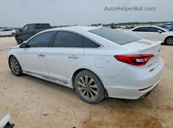 5NPE34AF8HH456558 2017 HYUNDAI SONATA White უკანა მარცხენა