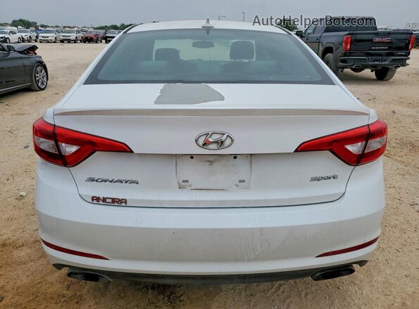5NPE34AF8HH456558 2017 HYUNDAI SONATA White უკანა ხედი