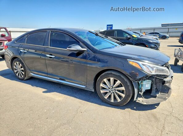 5NPE34AF8HH498258 2017 HYUNDAI SONATA Black 