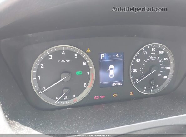 5NPE34AF8HH520159 2017 HYUNDAI SONATA Blue Հետևի նստատեղերի տեսք