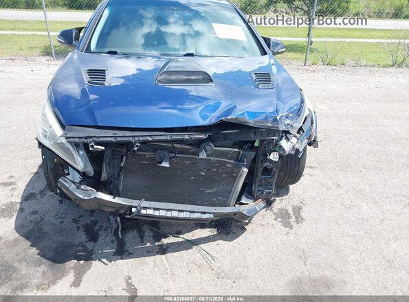 5NPE34AF8HH520159 2017 HYUNDAI SONATA Blue Դիմացի տեսք