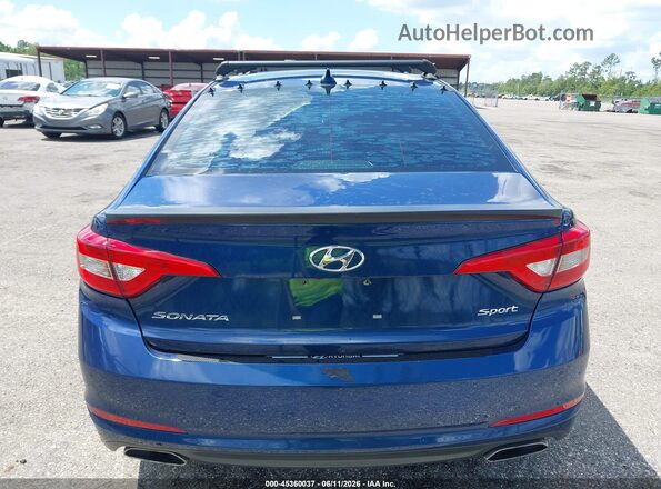 5NPE34AF8HH520159 2017 HYUNDAI SONATA Blue 