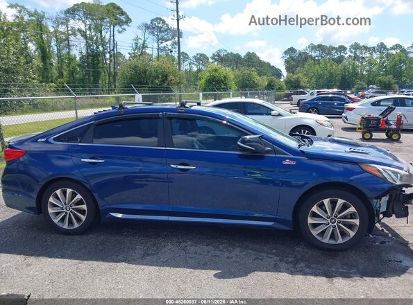 5NPE34AF8HH520159 2017 HYUNDAI SONATA Blue Սարքավորումների վահանակի տեսք