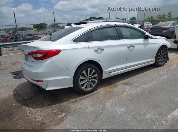 5NPE34AF8HH551539 2017 HYUNDAI SONATA White Trasero derecho