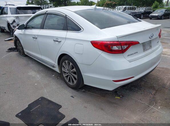 5NPE34AF8HH551539 2017 HYUNDAI SONATA White Trasero izquierdo