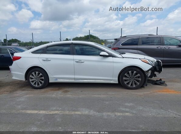 5NPE34AF8HH551539 2017 HYUNDAI SONATA White Vista interior trasera