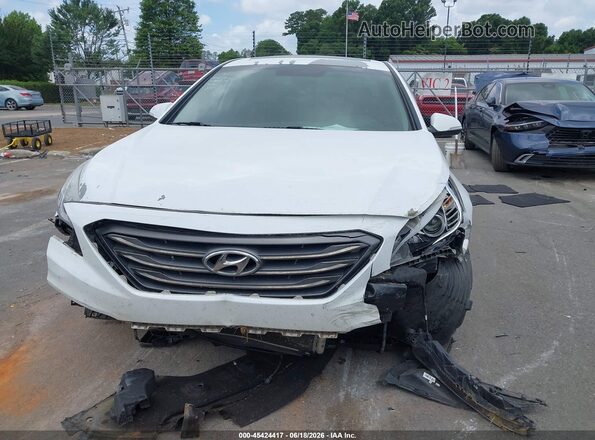 5NPE34AF8HH551539 2017 HYUNDAI SONATA White Vista del cuadro de instrumentos