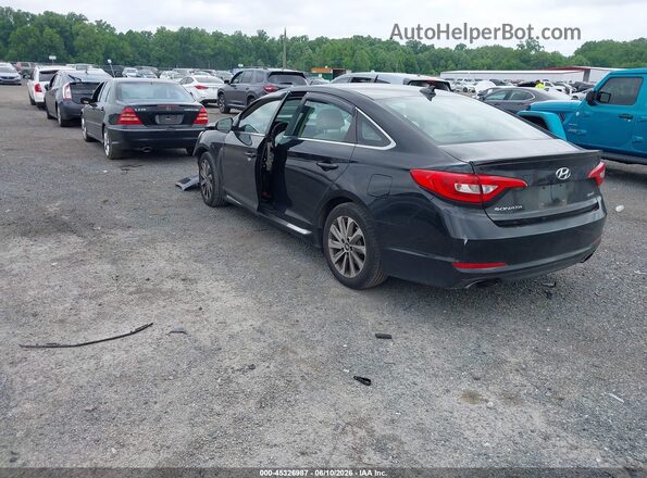 5NPE34AF8HH553615 2017 HYUNDAI SONATA Black Tył lewy