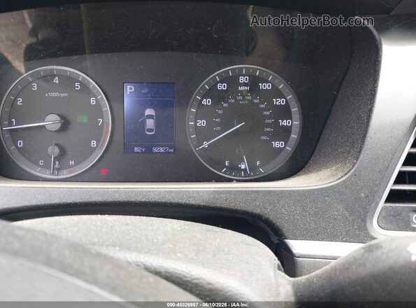 5NPE34AF8HH553615 2017 HYUNDAI SONATA Black Widok tylnych siedzeń