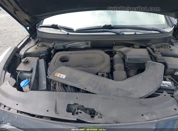 5NPE34AF8HH553615 2017 HYUNDAI SONATA Black Widok z tyłu