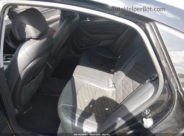 5NPE34AF8HH593158 2017 HYUNDAI SONATA Black Вид наклейки з VIN-кодом