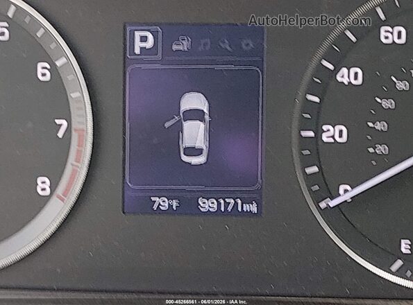 5NPE34AF8HH593158 2017 HYUNDAI SONATA Black Панорамний вид салону 360°