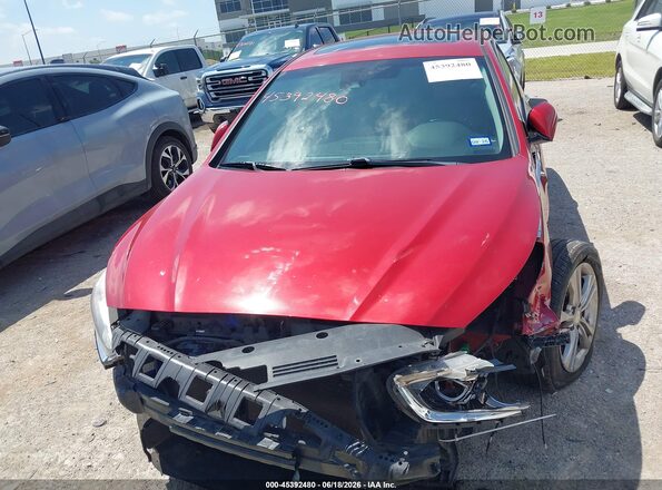 5NPE34AF8JH597698 2018 HYUNDAI SONATA Red ხელსაწყოთა პანელის ხედი