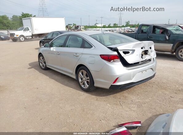 5NPE34AF8JH638458 2018 HYUNDAI SONATA SEL Silver Задня ліва чверть