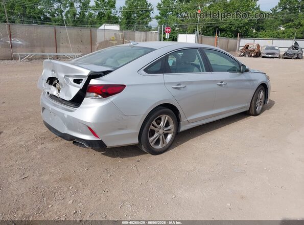 5NPE34AF8JH638458 2018 HYUNDAI SONATA SEL Silver Задня права чверть
