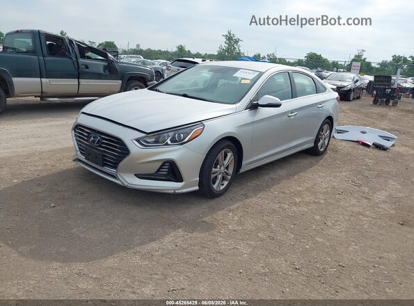 5NPE34AF8JH638458 2018 HYUNDAI SONATA SEL Silver Передня ліва чверть