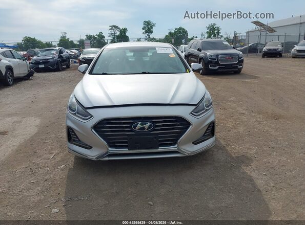 5NPE34AF8JH638458 2018 HYUNDAI SONATA SEL Silver Вид щитка приладів