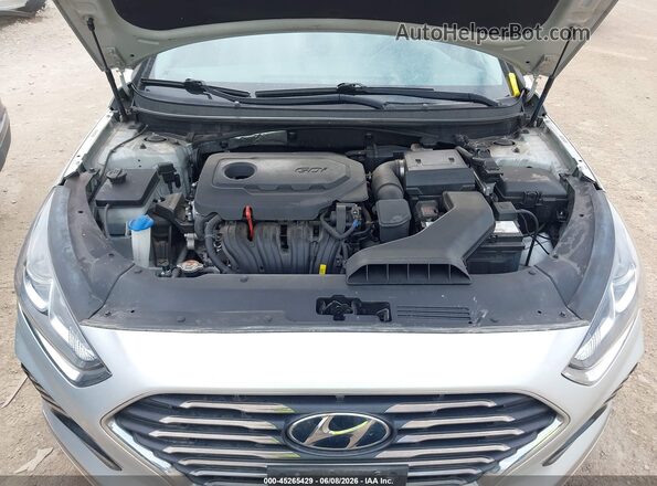 5NPE34AF8JH638458 2018 HYUNDAI SONATA SEL Silver Вид ззаду