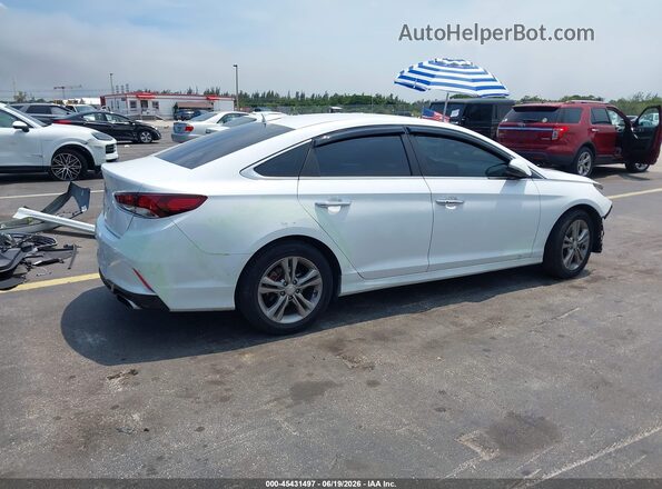 5NPE34AF8JH640517 2018 HYUNDAI SONATA White უკანა მარჯვენა