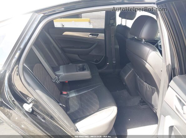 5NPE34AF8JH649587 2018 HYUNDAI SONATA Black Вид наклейки з VIN-кодом