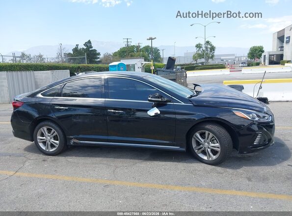 5NPE34AF8JH649587 2018 HYUNDAI SONATA Black 