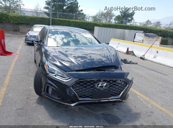 5NPE34AF8JH649587 2018 HYUNDAI SONATA Black 