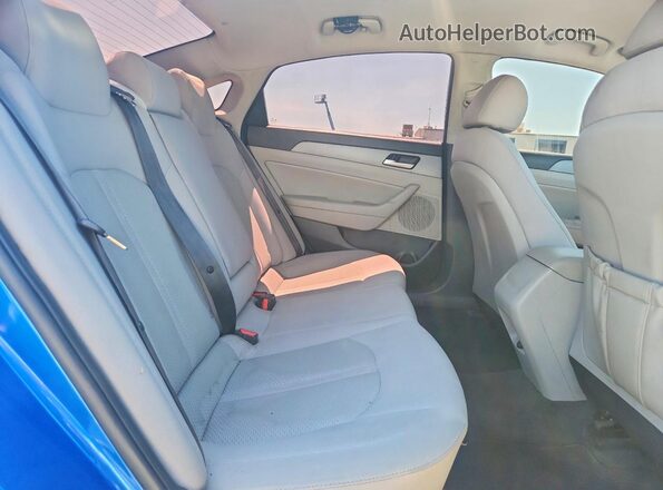 5NPE34AF8JH652540 2018 HYUNDAI SONATA Blue 